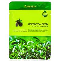 FarmStay Маска тканевая с экстрактом зеленого чая - Visible difference mask sheet green tea seed