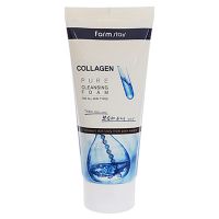 FarmStay Пенка очищающая с коллагеном - Collagen pure cleansing foam